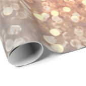 テラコッタグラデーション銅輝く光沢のあるグリッター ラッピングペーパー (ロールコーナー)