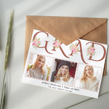 テラコッタグラードタイポグラフィピンクのバラ写真