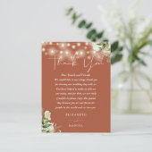 テラコッタグリーンリーサンキュー結婚ズ座席表 ポストカード (スタンド正面)