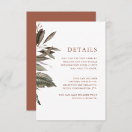 テラコッタゲスト情報 エンクロージャーカード