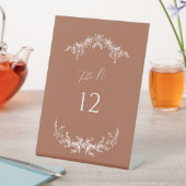 テラコッタコテージテーブル番号 台座サイン (インサイチュ)