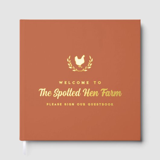 テラコッタゴールデンヘンリースファームハウスレンタル ゲストブック (正面)