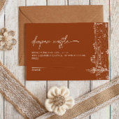 テラコッタサボスデザートベビーシャワーおむつラッフル エンクロージャーカード