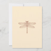 テラコッタサマー秋ドラゴンフライ 招待状 (裏面)