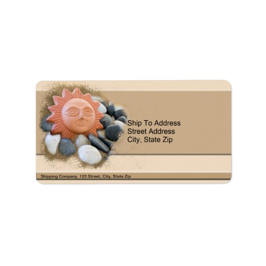 テラコッタサンオンサンドアンドロックス ラベル (正面)