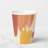 テラコッタサンライズ |モノグラム結婚ズ 紙コップ (裏面)