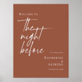 テラコッタザナイトリハーサル歓迎 ポスター (正面)