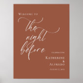 テラコッタザナイトリハーサル歓迎 ポスター (正面)