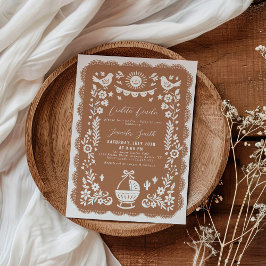 テラコッタシエリートリンドベイビーシャワー招待状 招待状