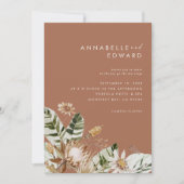 テラコッタシックボヘミアンモダンボタニカルエレガント (正面)