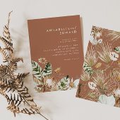 テラコッタシックボヘミアンモダンボタニカルエレガント