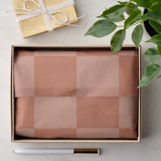 テラコッタスクウェア動揺してオールドプリントスタイル 薄葉紙 (ギフト)