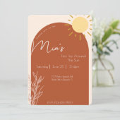 テラコッタスクリプト1stのまわりにトリップザサン誕生日 招待状 (スタンド正面)