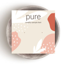 テラコッタスタッドイヤリングジュエリー表示