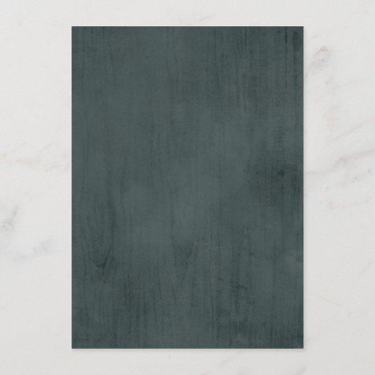 テラコッタセージブルゴーニュフローラ幾何学結婚ズ エンクロージャーカード (裏面)