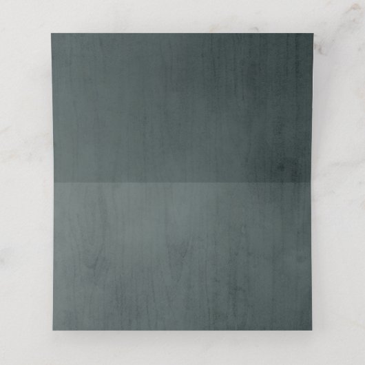 テラコッタセージブルゴーニュフローラ幾何学結婚ズ プレイスカード (内部開封)