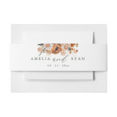 テラコッタセージボホフローラ 招待状ベリーバンド (正面例)