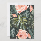 テラコッタセージ緑の熱帯結婚の葉の (裏面)