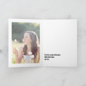 テラコッタタイポグラフィかわいいバブルティー誕生日 招待状 (内部)