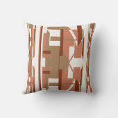 テラコッタタウペラストオフホワイト南西アートルック クッション (裏面)