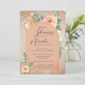 テラコッタタスカニーハニーバラブライダルシャワー 招待状 (スタンド正面)