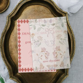 テラコッタダイヤモンドベラム挿入アンダーレイ結婚ズ セーブザデート