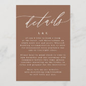 テラコッタダスティオレンエレガントジボホオールインワン 招待状 (裏面)