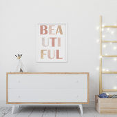 テラコッタダスティバラ美しい肯定 ポスター