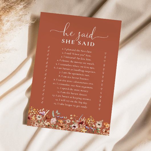 テラコッタチニーワイルドフラワーゲーム