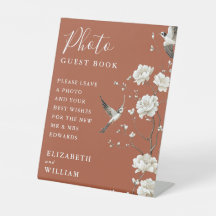 テラコッタチノイスリーフォトゲストブック結婚ズ