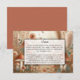 テラコッタトアドスルートウッドランド結婚魔法 エンクロージャーカード