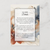 テラコッタトワイライトと海軍の開花結婚ズ エンクロージャーカード (正面)