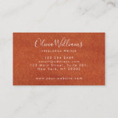 テラコッタト自然ーン 名刺 (裏面)