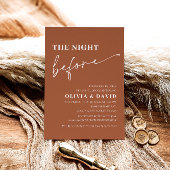 テラコッタナイトリハーサルディナー招待状 招待状