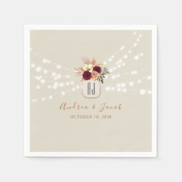 テラコッタナプキンス スタンダードカクテルナプキン