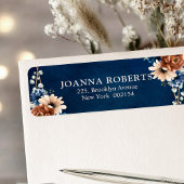 テラコッタネイビーブルグリーナリージオメ結婚トリックスラ ラベル