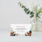 テラコッタネイビーブルーグリーンリーWebサイト詳細 エンクロージャーカード (スタンド正面)