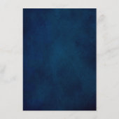 テラコッタネイビーブルージオメト結婚リ詳細 エンクロージャーカード (裏面)