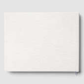 テラコッタネイビーブルーパンパスグラス素朴ズ結婚ズ ゲストブック (裏面)