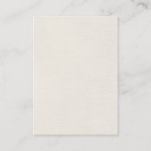 テラコッタネイビーブルー素朴ウェディングレセプション エンクロージャーカード (裏面)