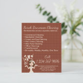 テラコッタハウスキーパーメイドクリーニングフライヤー (スタンド正面)