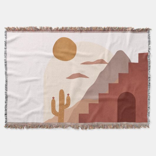 テラコッタバイルディラベル スローブランケット (正面)