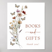 テラコッタバタフライギフト赤ちゃんシャワーポスター ポスター (正面)