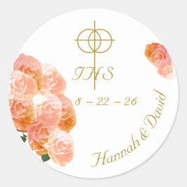 テラコッタバラカソリッ結婚クス ラウンドシール