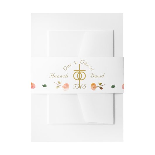 テラコッタバラカソリッ結婚クス 招待状ベリーバンド (正面例)