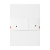 テラコッタバラカソリッ結婚クス 招待状ベリーバンド (裏面例)