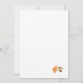 テラコッタバラカトリック結婚式招待状 招待状 (裏面)