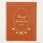 テラコッタバラ結婚ズ プランナー手帳 (正面)