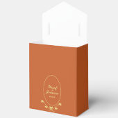 テラコッタバラ結婚式の引き出物ボックス フェイバーボックス (見開き)