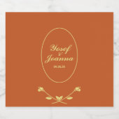 テラコッタバラ食品・飲料ラベルセット ビールラベル (シングルラベル)